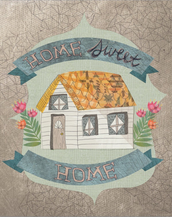 Home sweet home 8x10 print
