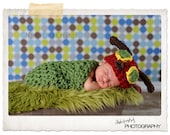 Hungry Caterpillar Set Newborn Halloween Costume Photography Prop - Treasured Little Creations