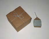 100 Yards of Dark Green and White Baker's Twine