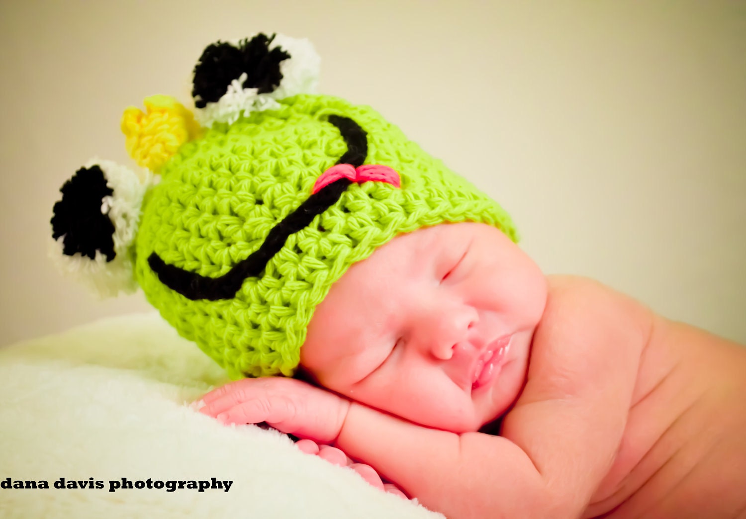 Prince Frog Baby Hat Crocheted Beanie