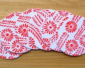 Six Block Printed Coasters