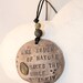 Shakespeare Nature Clay Pendant Necklace OOAK