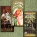 Steampunk Victorian Absinthe and Opium - Digital Collage Sheet - 1x2 inch Domino Tiles Art Nouveau, Deco, etc. - Download & Print