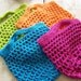 Grocery Shopping Bag Pattern, handmade crochet, small produce tote
