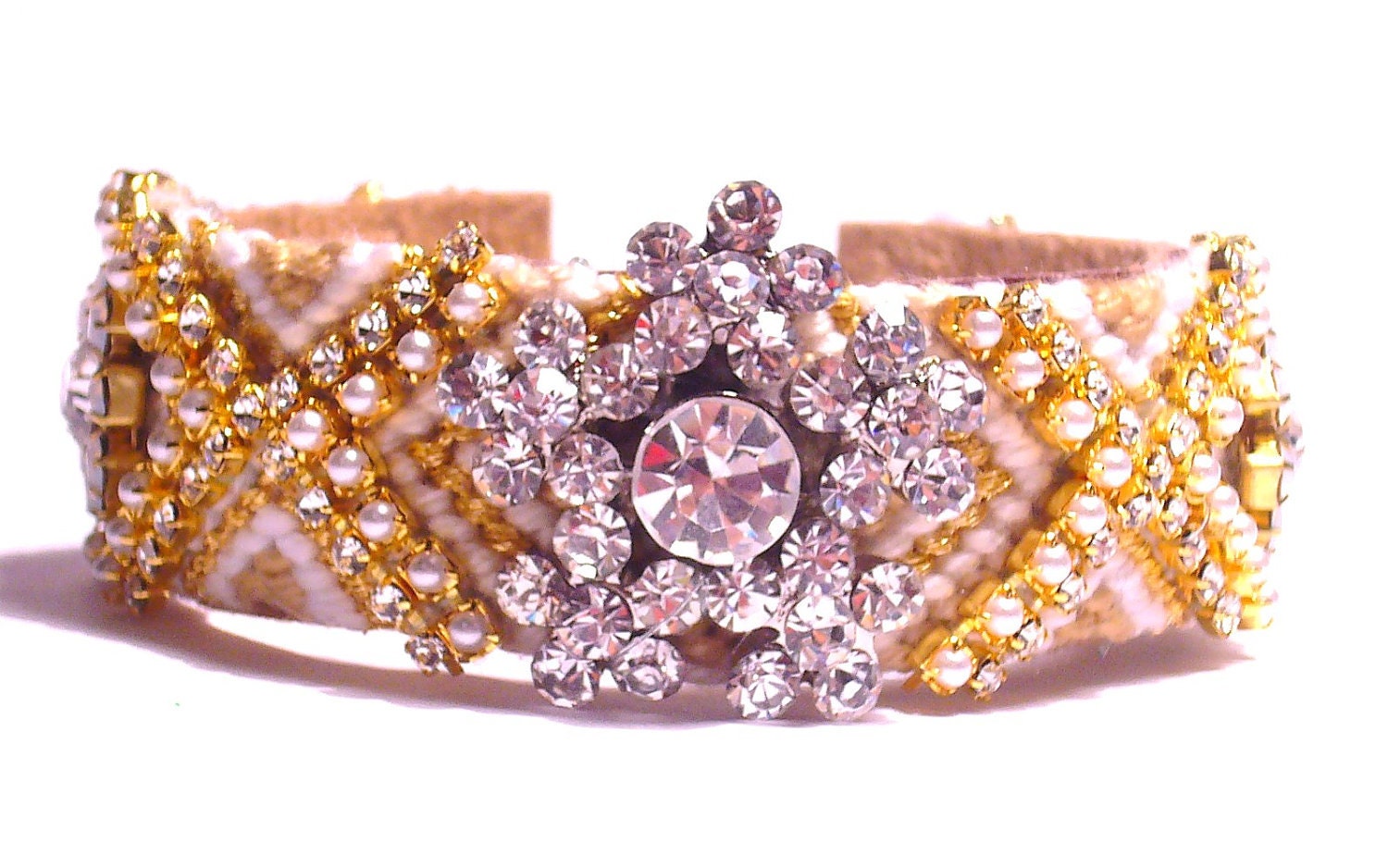 Vintage Rhinestone Friendship Bracelet - The Original PURESSE Line