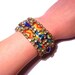 Wide Rhinestone Friendship Bracelet - Exotic Bliss II (ready to ship)