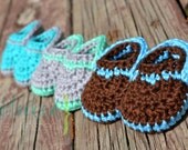 Crochet Baby Crocs - Handmade