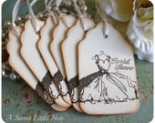 Gift Tags - Vintage Wedding Dress - Wedding Collection