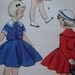 vintage 1950s girls JUMPER jacket simplicity sewing pattern BOLERO size 5 retro pilgrim collar circle skirt CUTE
