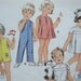 super cute vintage 1970s TODDLERS dress playsuit butterick sewing pattern SIZE 2 retro MOD summer uncut