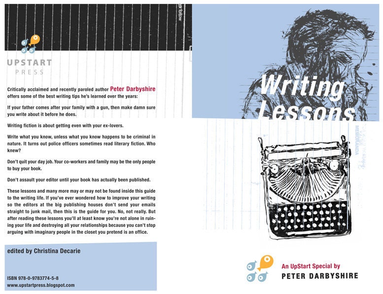 Writing Lessons, an Upstart Special by Peter Darbyshire