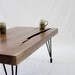 HOLD for Ignacio Black Walnut COFFEE TABLE - Modern/Natural