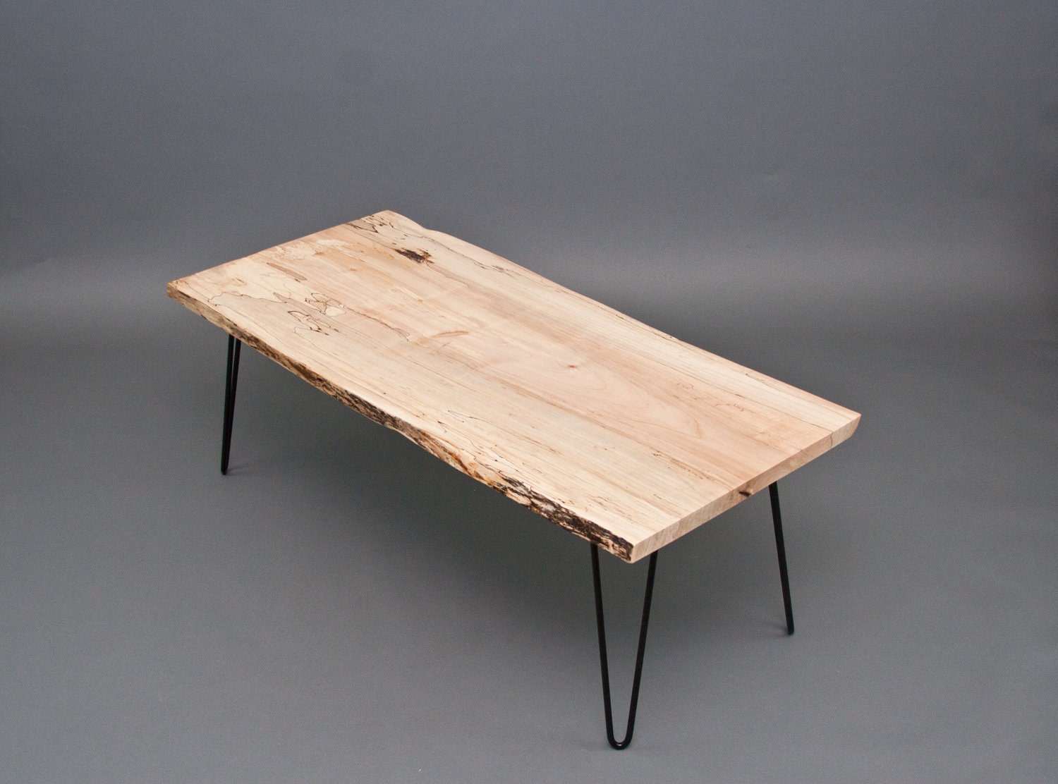24 Hour HOLD for Inside Source - Spalted Maple Coffee Table - ReclaimedLive Edge/Natural/Unique