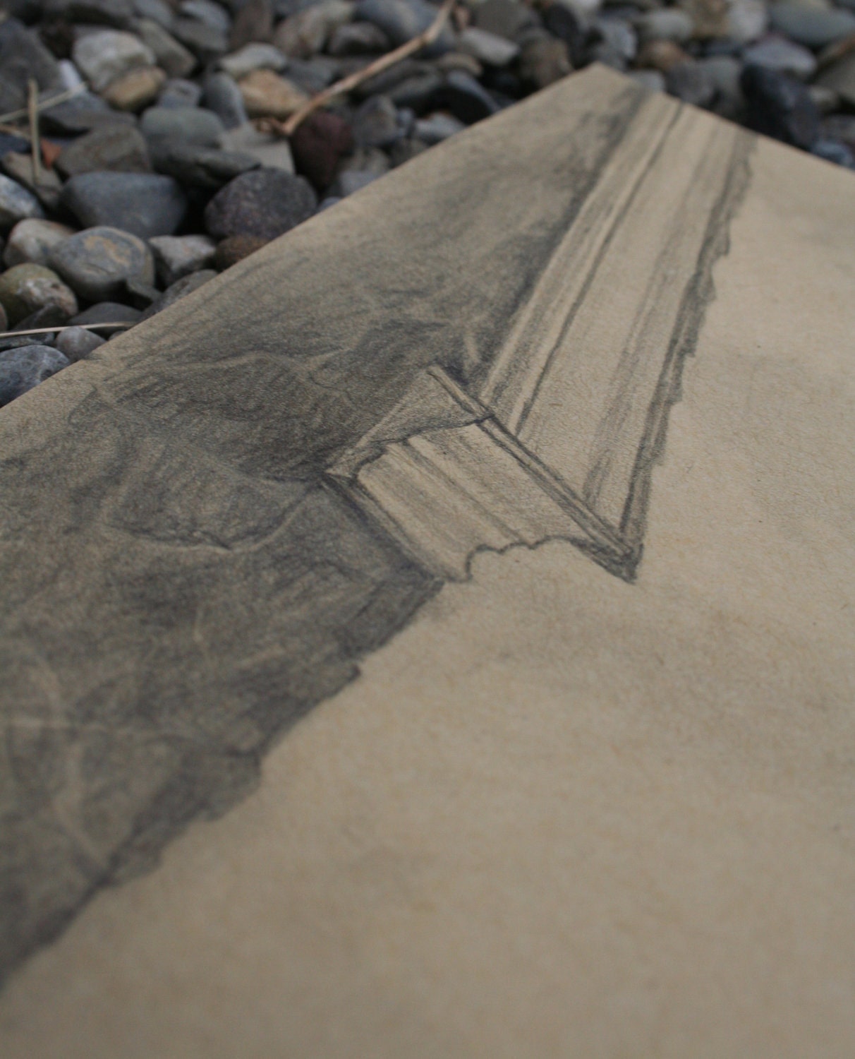 Sketch 21 - Stone and Sky - Over Morning Coffee August 2011 Series