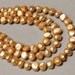CLEARANCE - Freshwater Pearls - 4.5mm - Qty 20 - NUGGET - Antique Champagne - Ref 1005
