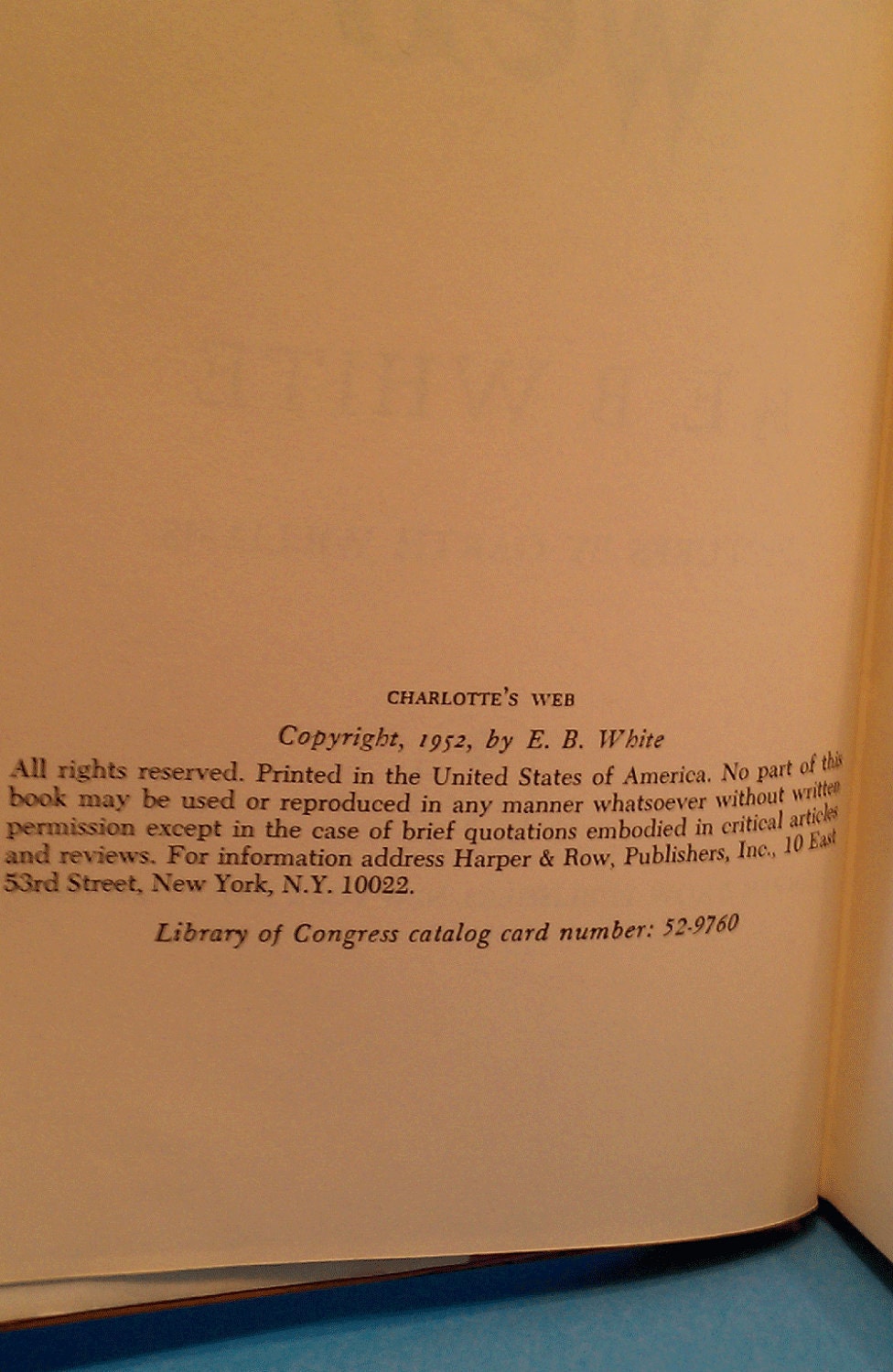 Charlotte's Web E.B. White