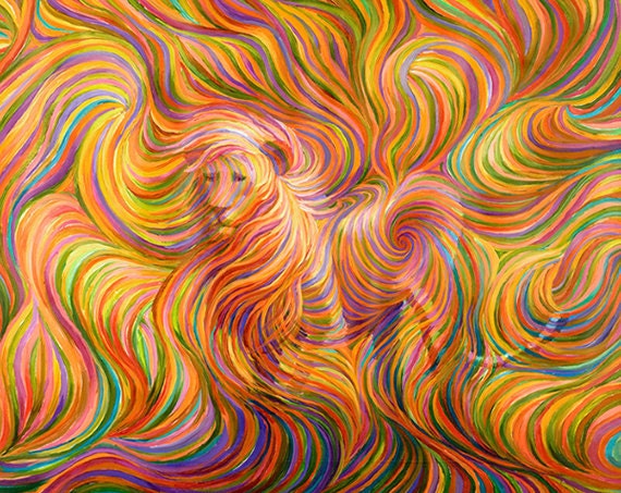 Lion Spirit Guide Painting
