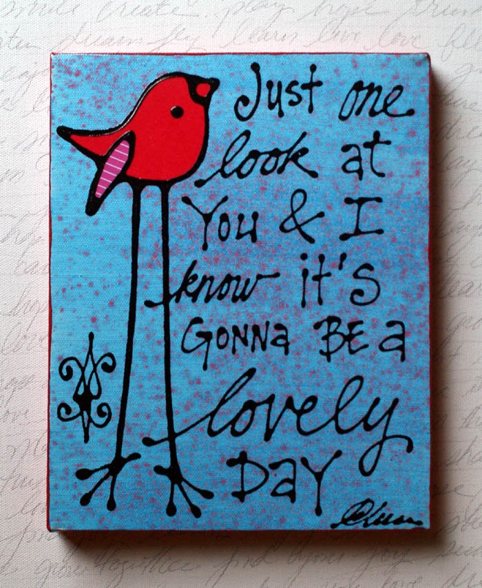 Just One Look at You & I Know