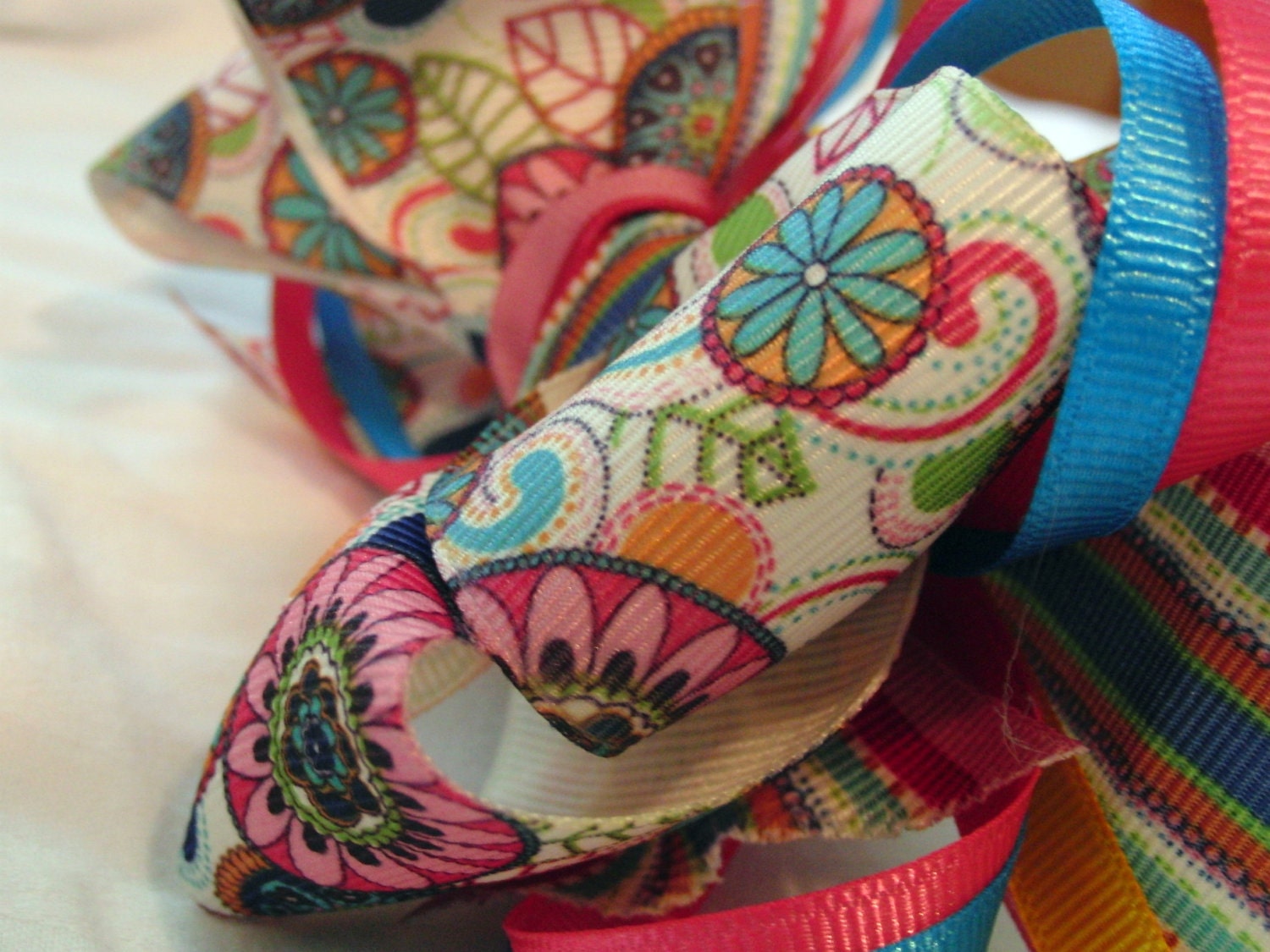 Headband - Whimsical Colorful Bow Headband