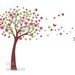 Wall Decals Cherry Blossom Tree wall decals nursery wall decals children girl baby wall decals  wall sticker wall decor butterfly