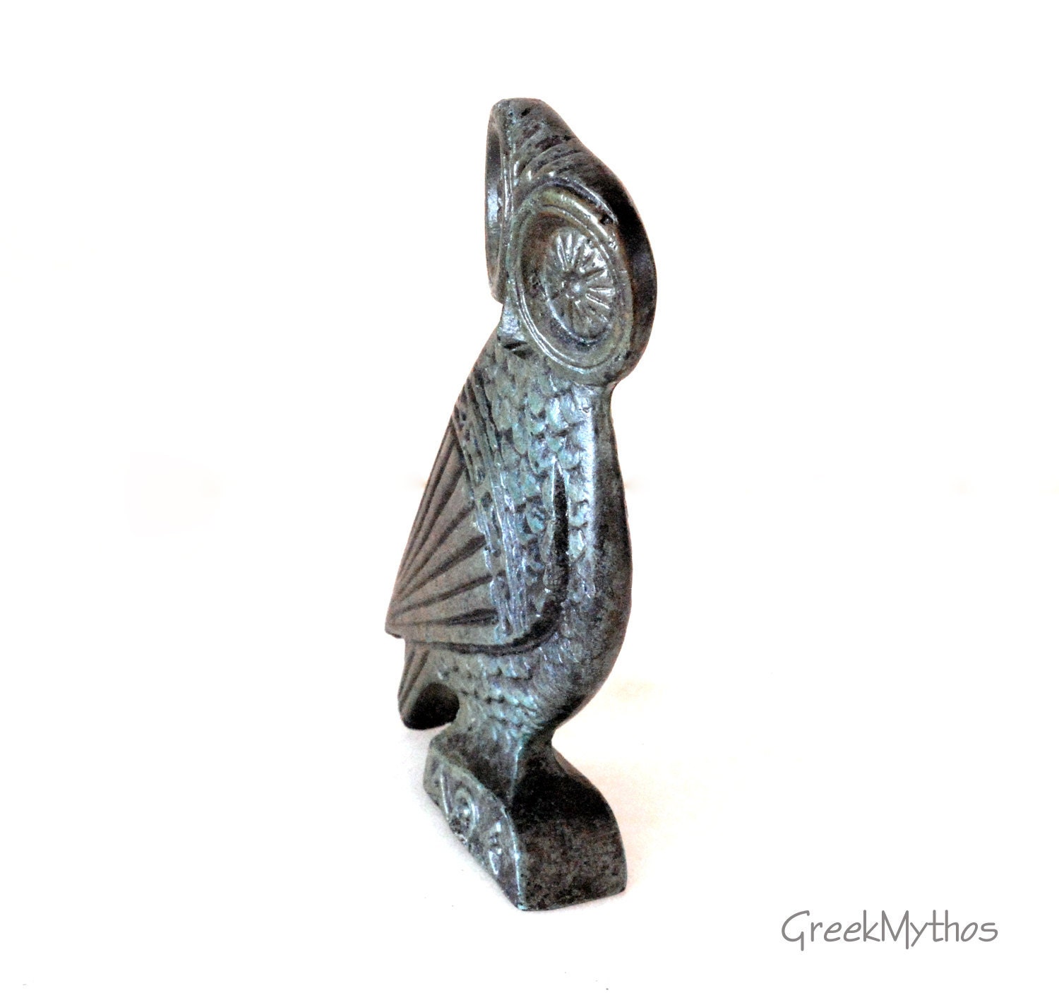 Greek Owl Solid Bronze