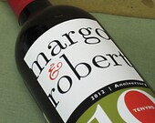 Custom Wine Labels - Modern, Contemporary, colorful