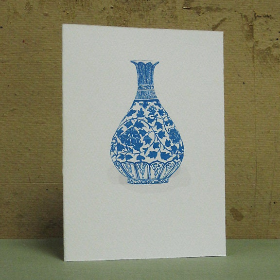 CHINOISERIE MING VASE Greeting Cards - Note Card Set
