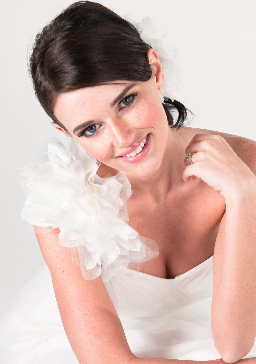 Custom listing for Gina - Hi low hemline wedding dress
