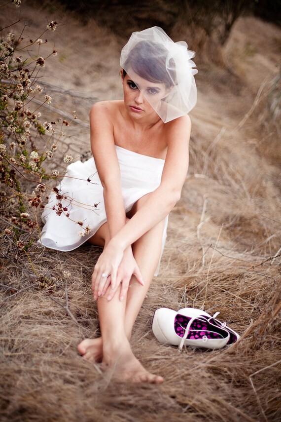 Imani - Short Wedding Dress, Organza
