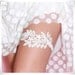 Wedding Garter Ivory Venise Lace