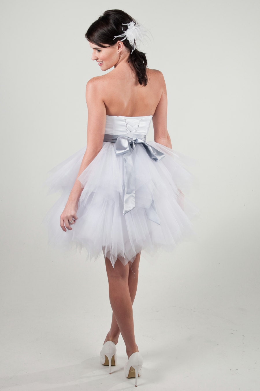 Elisa - Short Wedding Dress - Reception Dress
