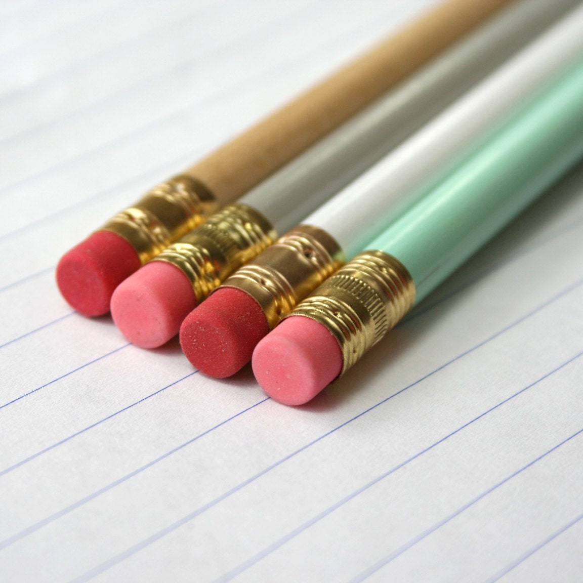 pencil 6 pack custom engraved personalized pencils. One quote. Please read listing for colors.