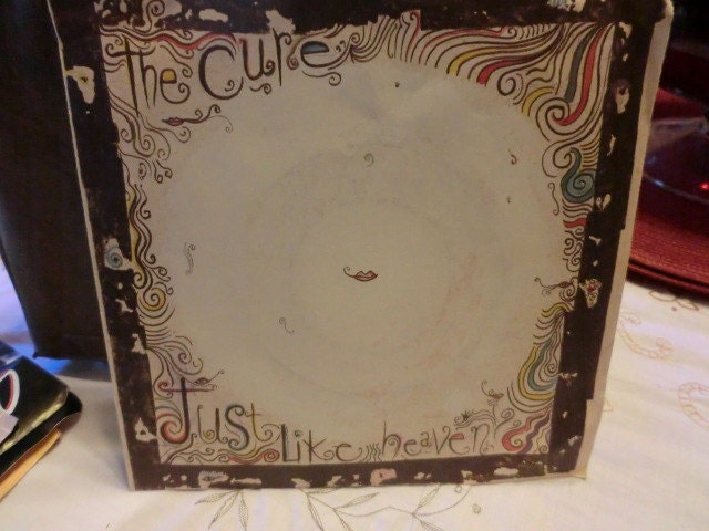 Vintage-Vinyl 45 Record and Sleeve-The Cure-Just Like Heaven/Breathe-Rare