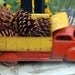 Lumar Line Marx Cool Red Gold Vintage Toy Dump Truck