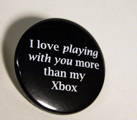 Video Gamer's Valentine 1 Pinback button