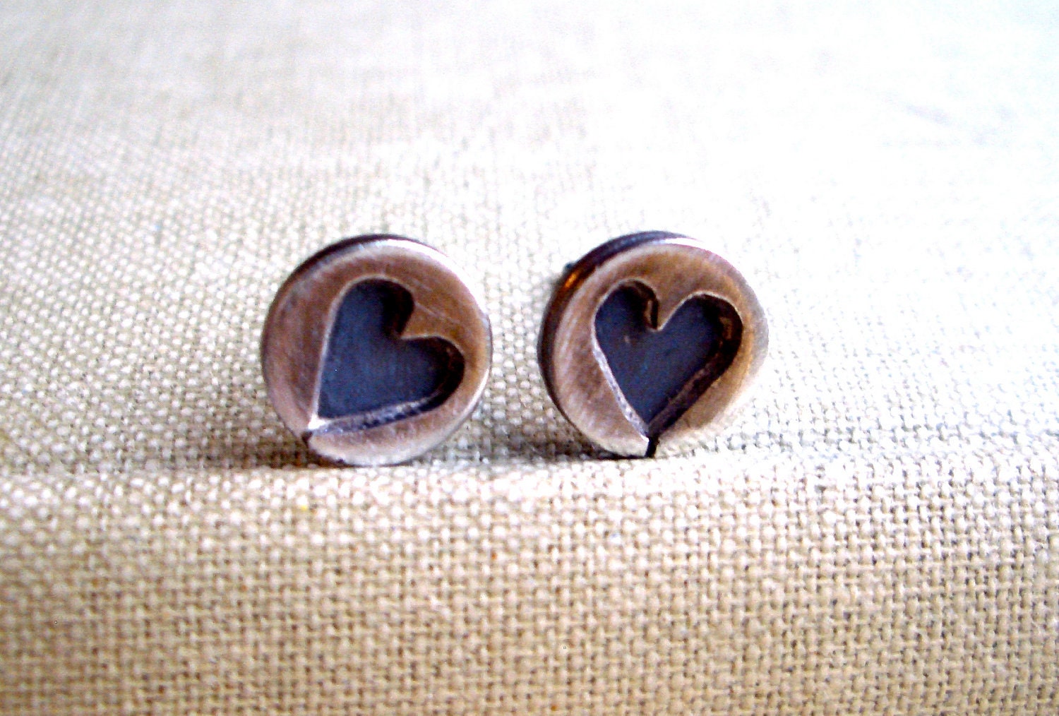 Sweetheart Keepsake Heart Earrings in Sterling Silver