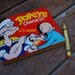 Vintage Popeye Metal Crayon Box