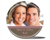 50 Custom Designed Wedding Favors - Refrigerator Magnets
