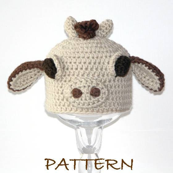Crochet Baby Animal Hat Pattern Baby by hookedandchained on Etsy