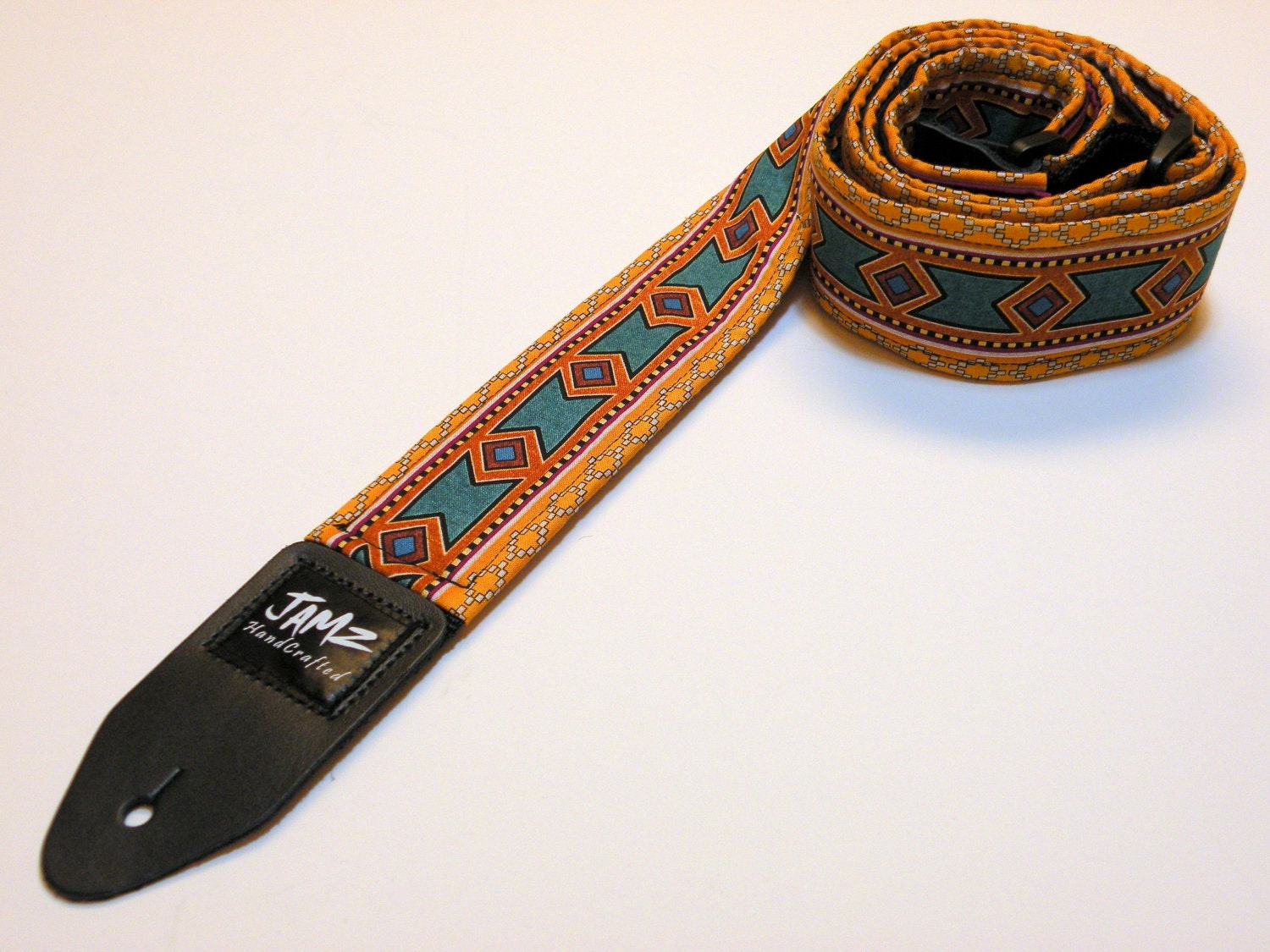 Two-sided Tribal Handmade Guitar Strap - INCA - Southwestern - Native American - Top Seller