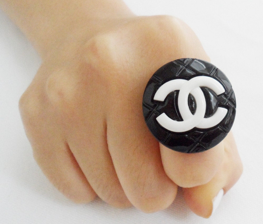 COCO style ring - black
