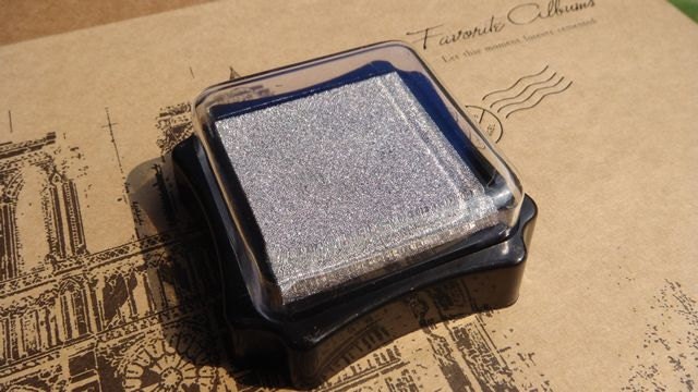 Ink-pad - Silver - made of environment-friendly water-based pigment