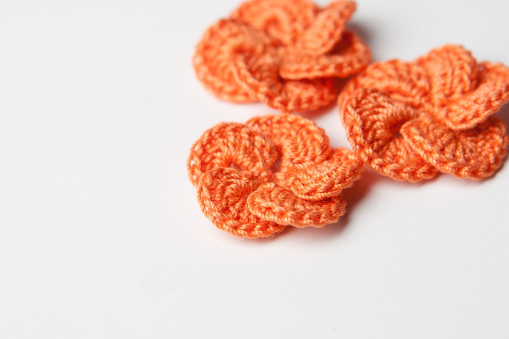 Crochet Pattern Hibiscus Flower PDF Instant Download