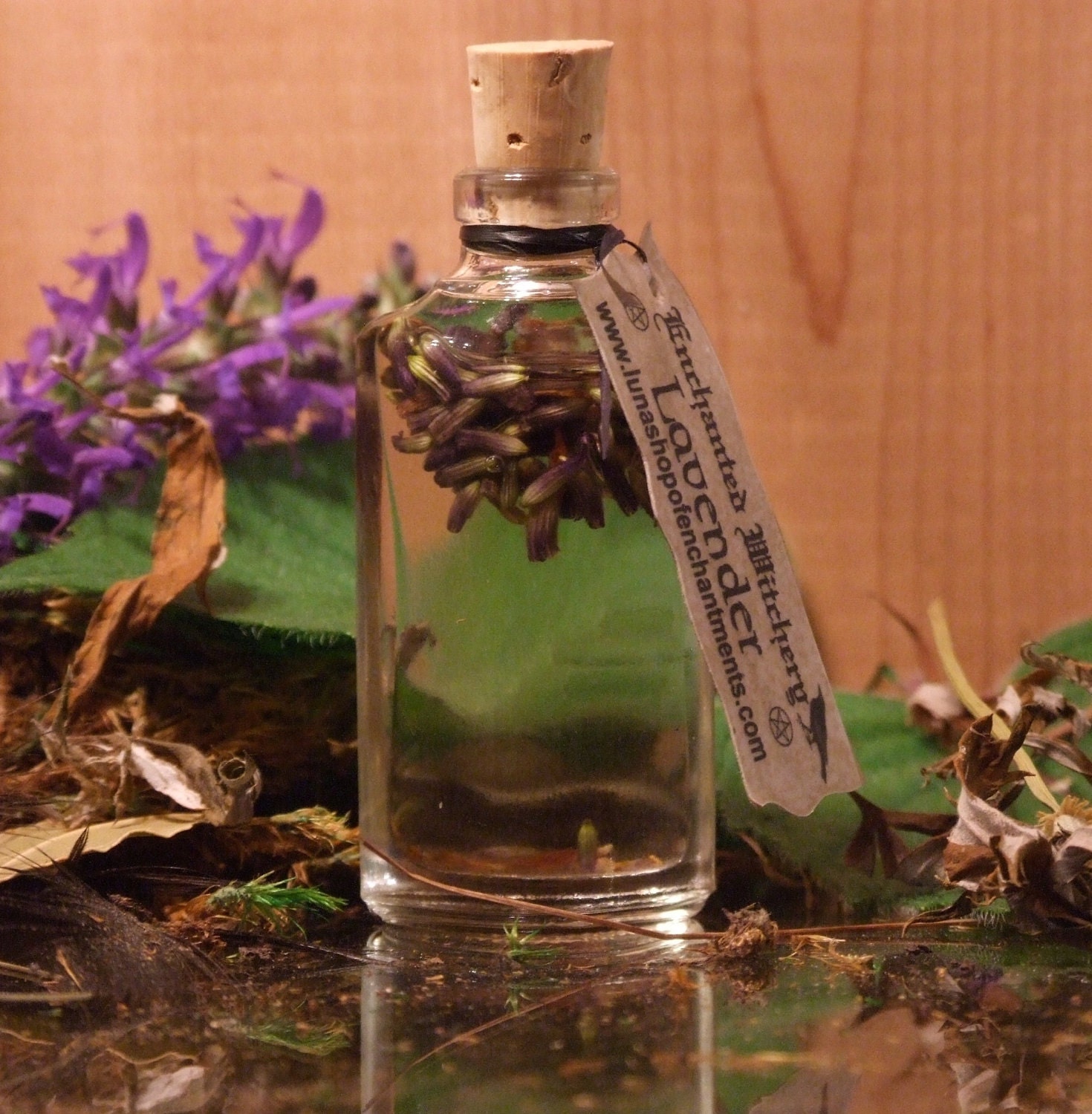 Lavender Enchanted Witchery Oil Love Purification Healing. Anointing Spell Work. Organic. Witch Bottle