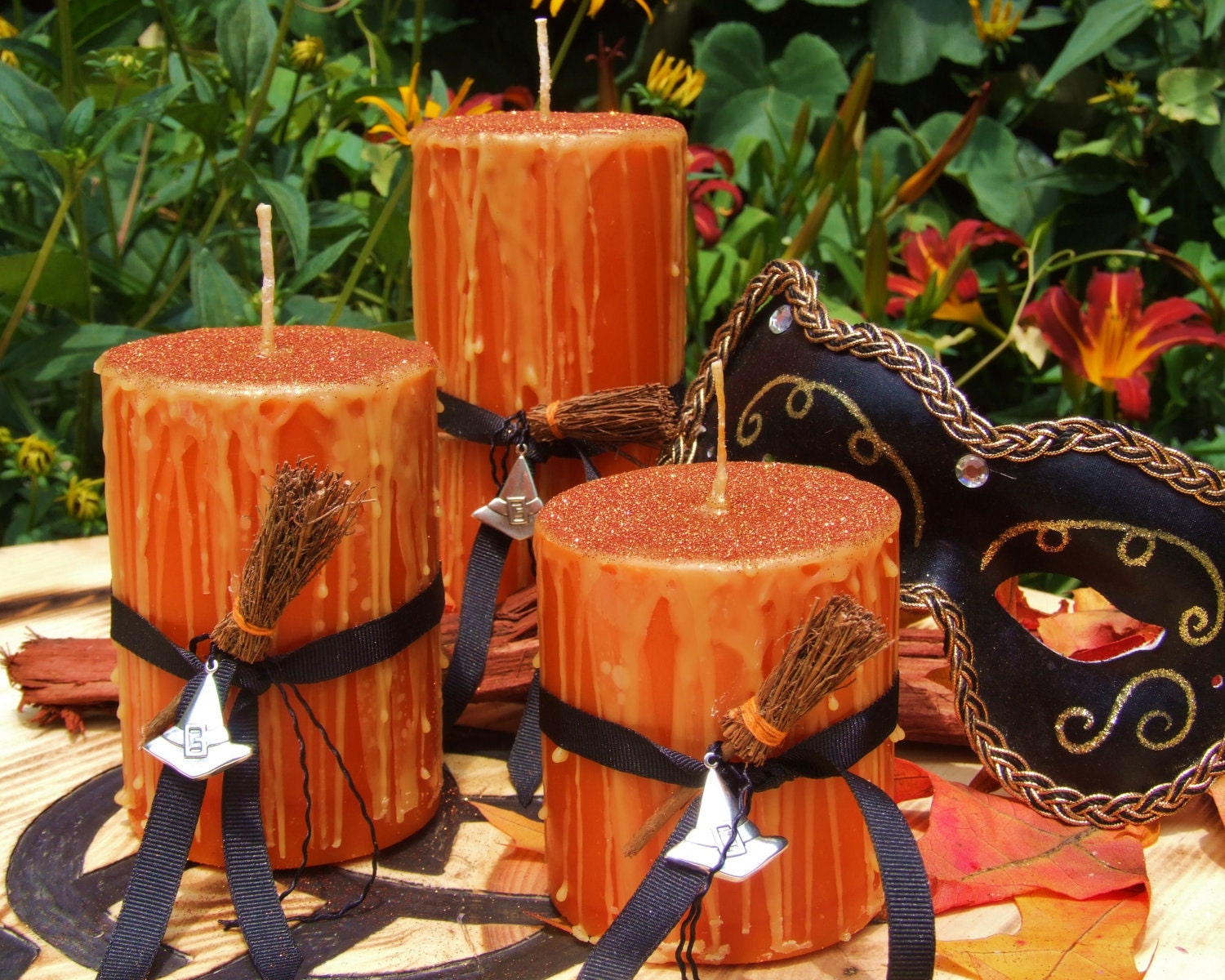 Autumn Magic. Enchanted Witchery Candle 2x3   Lughnasadh, Mabon. Harvest Celebrations, Blessings & Reflections