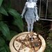 Pentacle Altar Table. Hand Carved. Wiccan Altar. Ritual. Goddess Worship. Spell Casting. Custom Crafted to Order