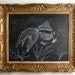Storybook Style Chalkboard in Vintage Wooden Frame