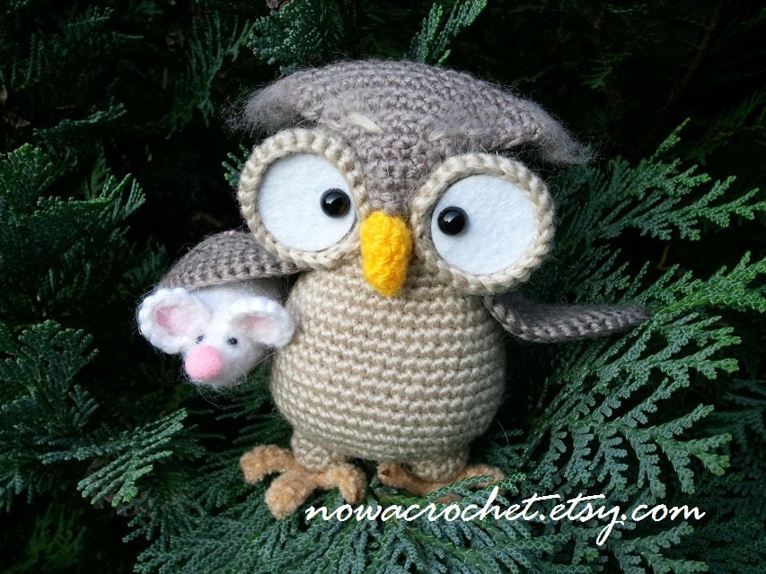 Owl Henriette - amigurumi PDF crochet pattern