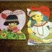 Vintage Valentine Cards / Native American Indian