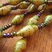 Paper Bead Necklace - 5 Strand - Handmade in Uganda